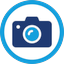Camera icon used to capture a new inspection photo from the device camera.